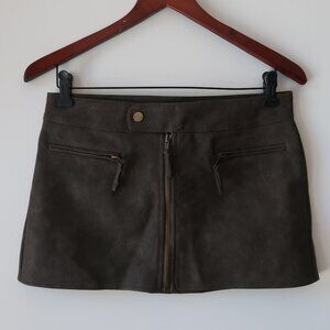 Edikted Brown Mini Skirt